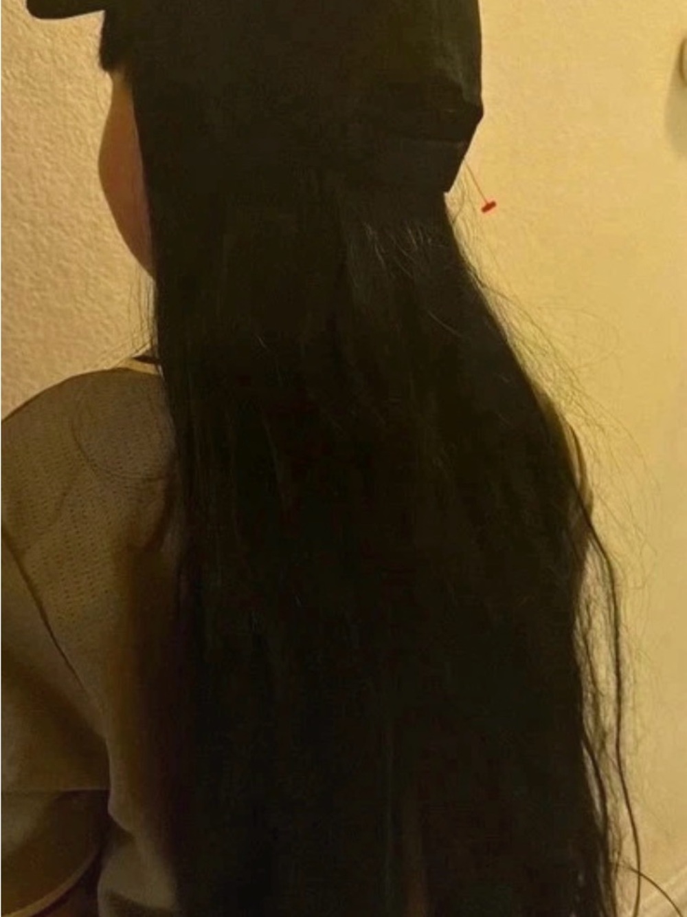 Ultra-Sleek Black Long Straight Hair Extension for Women